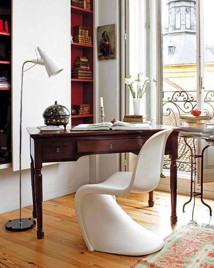 Modern Classics: Verner Panton Chairs | Vintage home offices, Home .