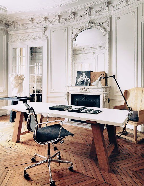 CLASSIC MODERN MIX | Home office design, Home office space, Home .