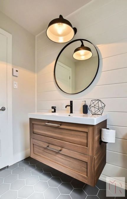 Bathroom ideas brown vanity light fixtures 48+ ideas #bathroom .