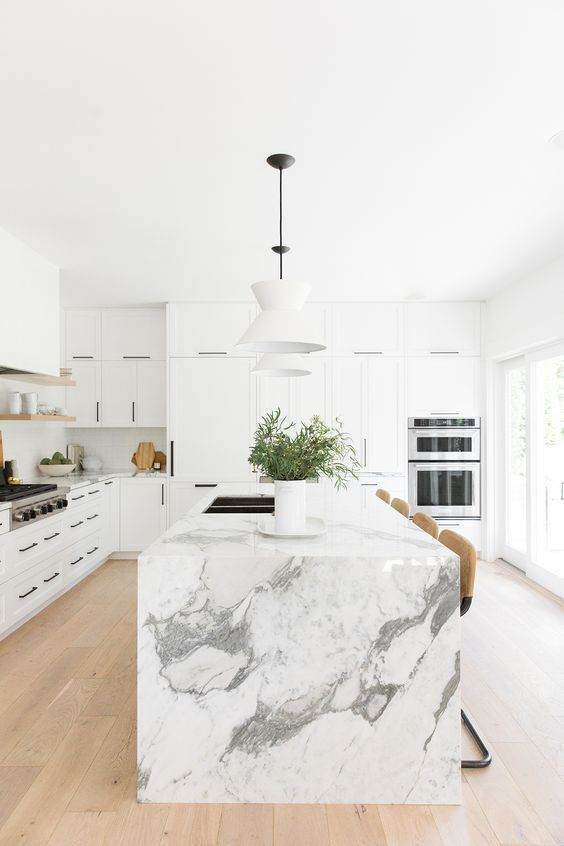 Kitchen Design Ideas | White modern kitchen, Modern kitchen design .