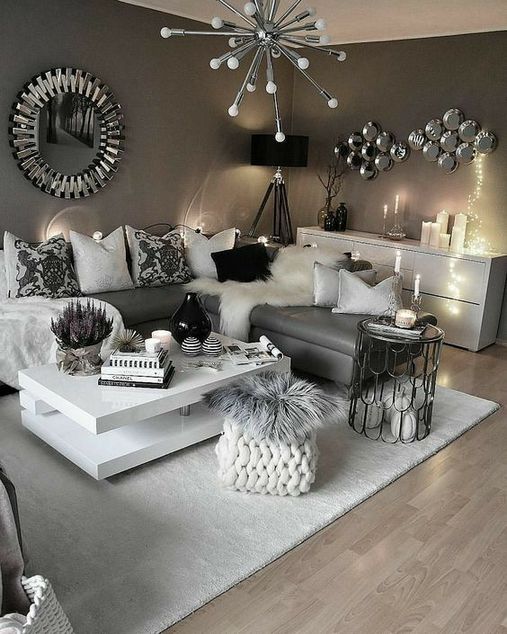 53+ The Secret of Modern Living Room Grey Apartment Decorating .