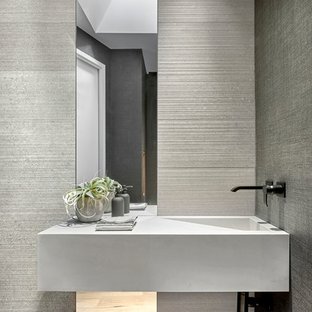 75 Beautiful Modern Powder Room Pictures & Ideas | Hou