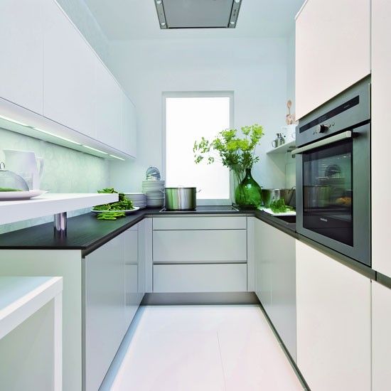 Small kitchen ideas to turn your compact room into a smart space .