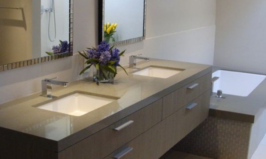 27 Floating Sink Cabinets and Bathroom Vanity Ide