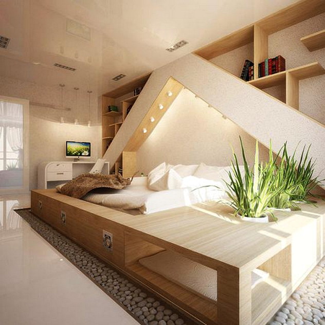 Romantic Modern Bedroom Decoraitng Ideas With Natural Materials .