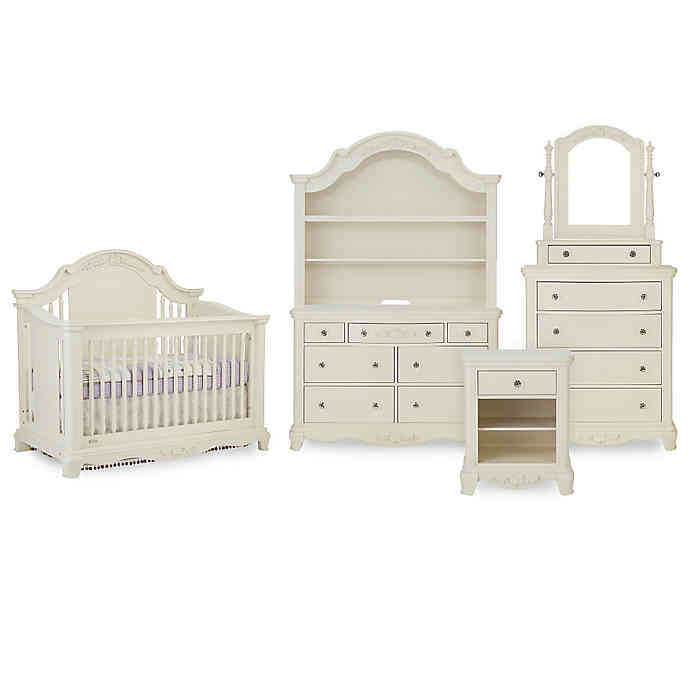 Bassettbaby® Premier Addison Nursery Furniture Collection in Pearl .