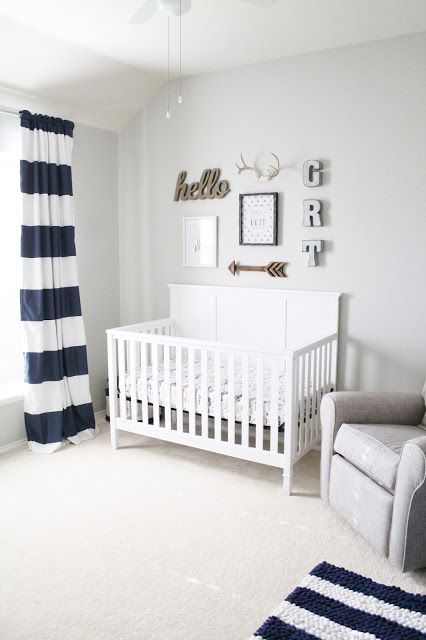 Graham's Nursery Reveal | Baby nursery furniture, Baby boy rooms .