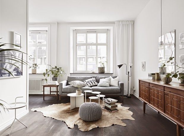 Tiny and Cozy Scandinavian Apartment (design attractor) | Black .