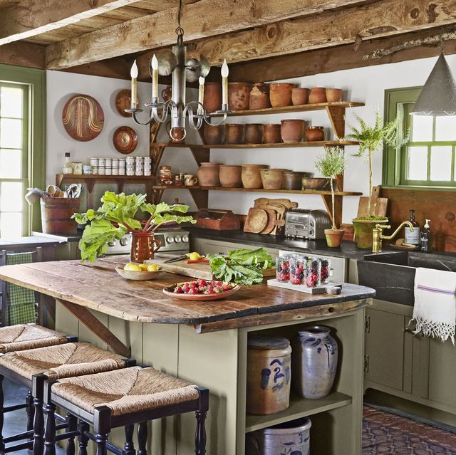 34 Farmhouse Style Kitchens - Rustic Decor Ideas for Kitche