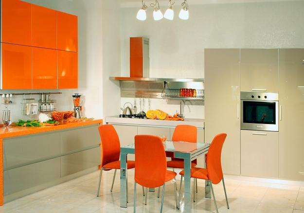 Orange Kitchen Colors, 20 Modern Kitchen Design and Decorating Ide
