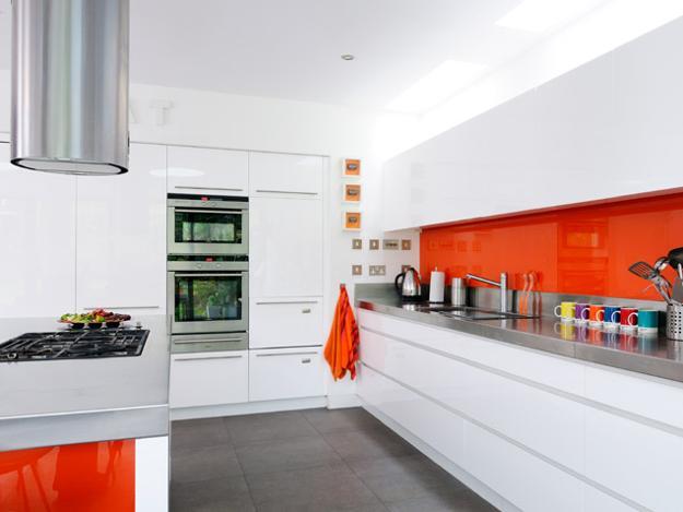 Orange Kitchen Colors, 20 Modern Kitchen Design and Decorating Ide
