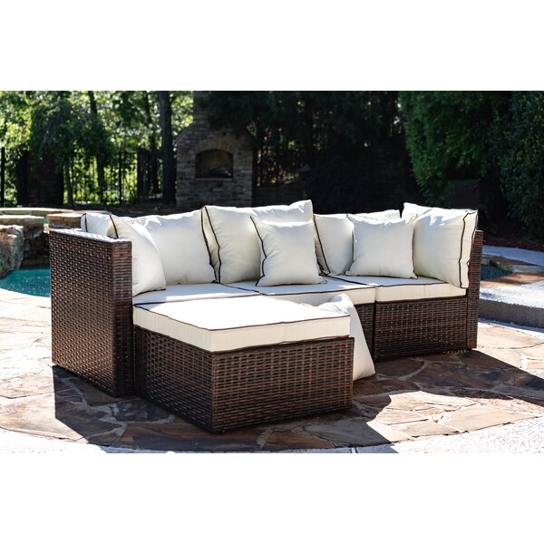 Seadrift Patio Sectional with Cushions & Reviews | Birch La