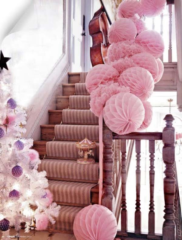pink-theme-christmas-decoration-idea - Christmas Celebration - All .