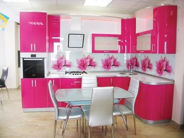 Pink Kitchen Designs, Decorating Ideas, Photos | Home Decor Bu