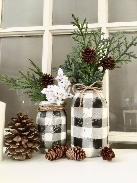 Buffalo Check Decor Ideas for Christmas, fall and year-round .