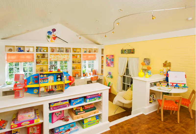 Amazing Kids Craft And Play Room Design In Bright Colors | Kidsoman