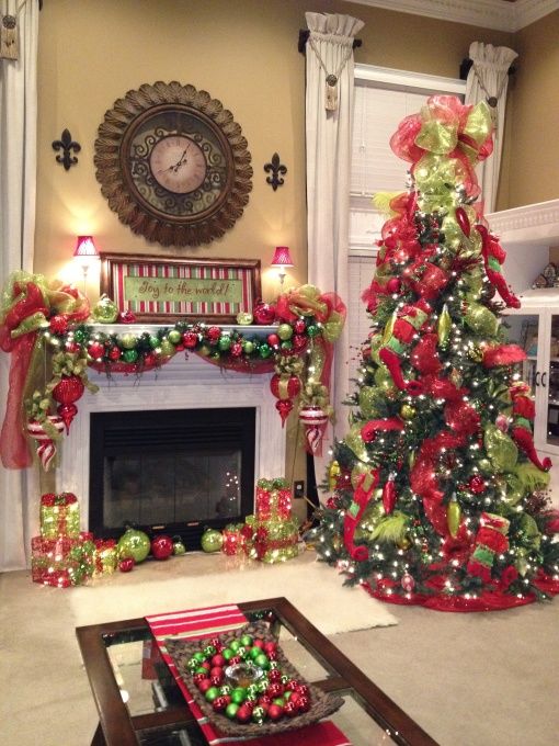 Red Green Christmas Decoration Ideas