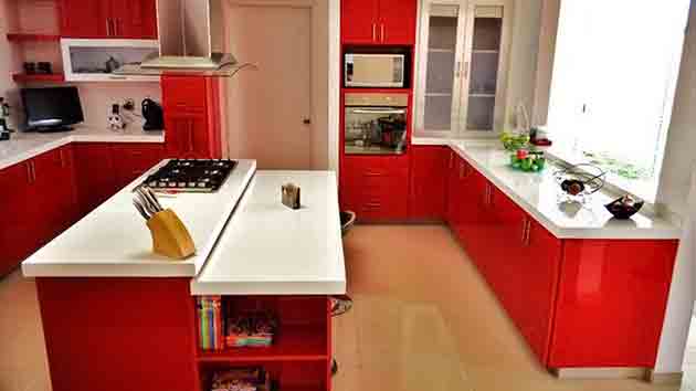 15 Stunning Red Kitchen Ideas | Home Design Lov