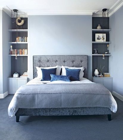 15 Latest & Cute Bedroom Designs For Couples In 2020 | Blue .