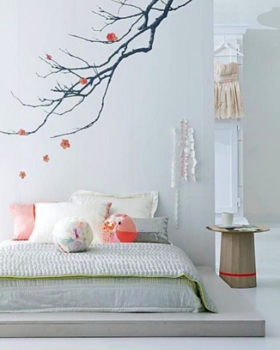Asian Style Zen Bedroom Desig