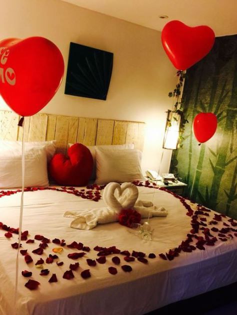 20 Valentine's Day Decoration Ideas You'll Love | Romantic bedroom .