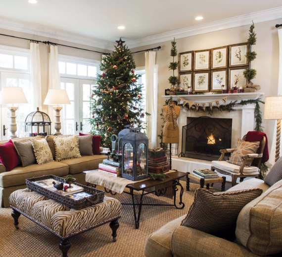 30 Romantic Home Ideas: Christmas Decor Galore | family holiday .