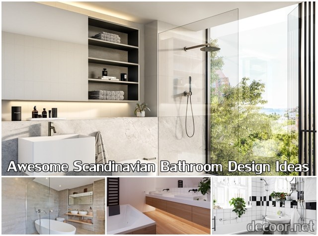 25+ Awesome Scandinavian Bathroom Design Ideas – DECO