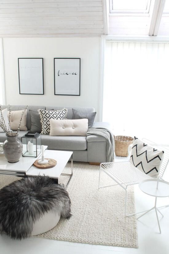 50 Modern Nordic Living Room Design Ideas | Living room designs .