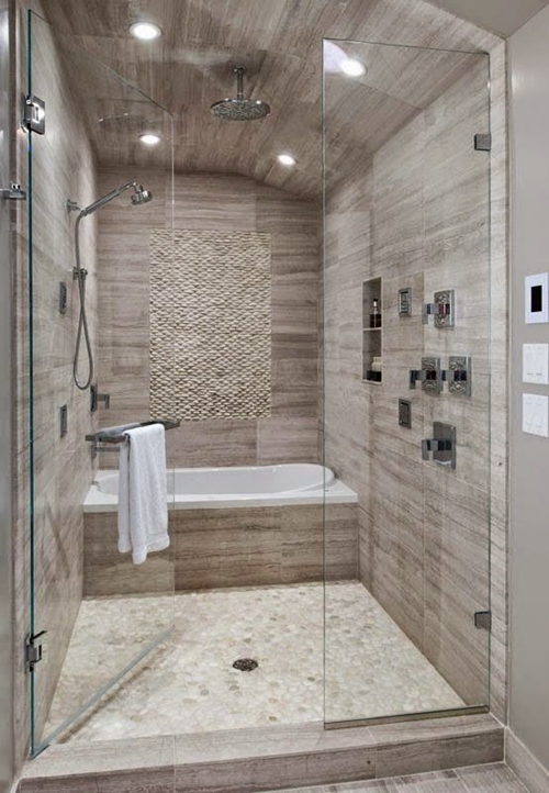 Walk in shower tile ideas featured on Architecture Beast 82 .