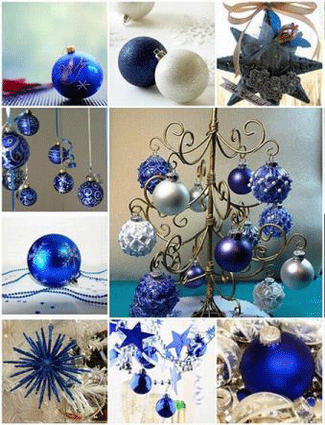 Sky Blue Christmas Colors for Holiday Decorati