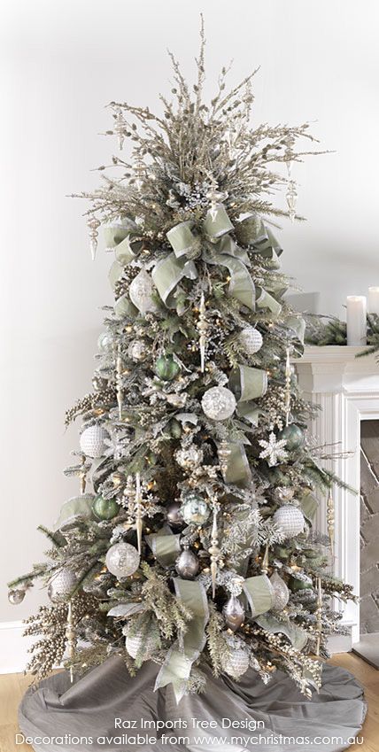 37+ Awesome Silver And White Christmas Tree Decorating Ideas .