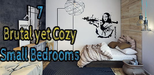 7 Brutal yet Cozy Small Bedrooms that will make you love Modern Styl