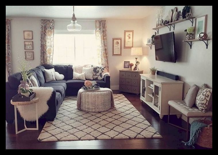 82+ Comfy Small Apartment Living Room Decorating Ideas on A Budg .