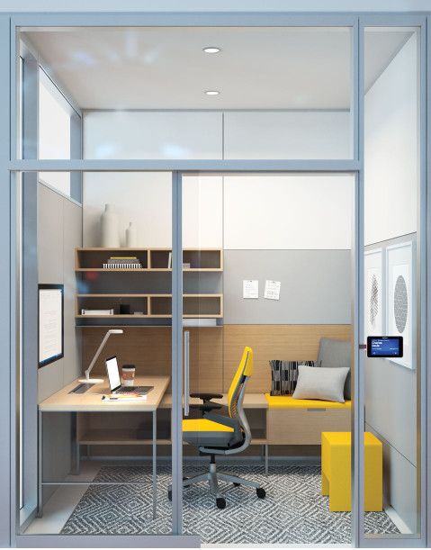 The Quiet Ones | Small space office, Small office design, Office .
