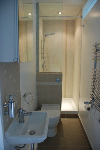 Suitable for narrow ensuite … | Small shower room, Small master .