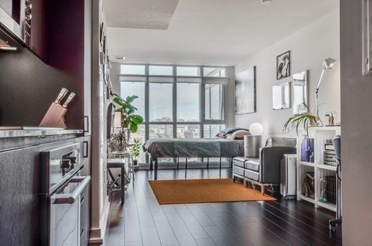 Small Space Apartment Interior In Toronto