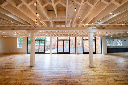 A 117-Year-Old Event Space Is Keeping up Its Industrial Character .