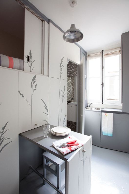 Gallery of Tiny Apartment In Paris / Kitoko Studio - 1 | Maids .