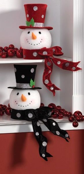 50 Best DIY Snowman Christmas Decoration Ideas | Ideeën voor .