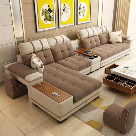7 Seater Sectional Living Room Combination Corner sofa | My Aash