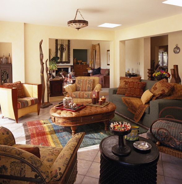 Southwestern Living Room Photos | Modern southwest decor .