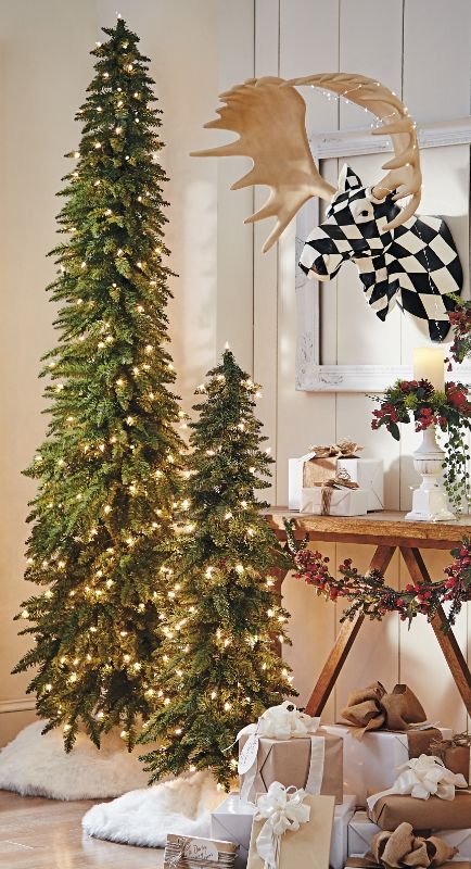 Stunning Slim Christmas Tree Decorations - Christmas Celebration .