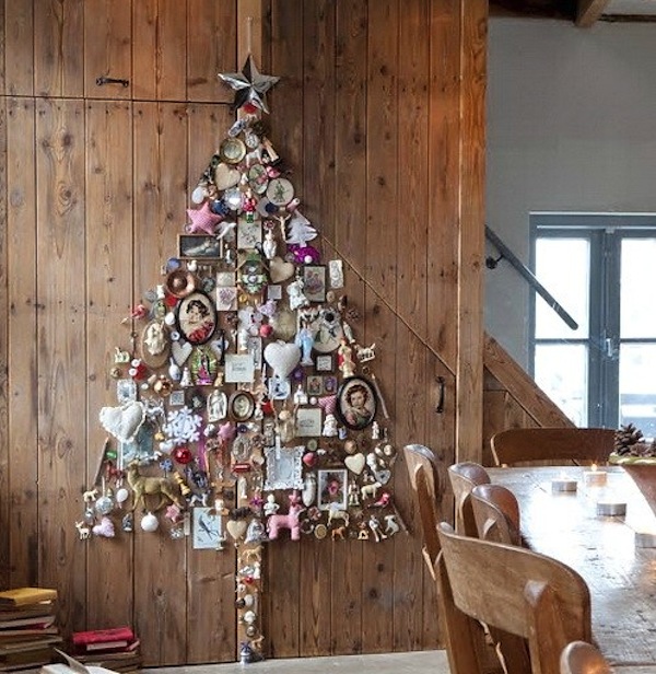 Space Saving Christmas Tree Decor Ideas