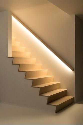 Sophisticated Led Stair Lights Lovable Staircase Lighting Ideas .