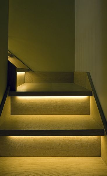 Staircase lighting design ideas | Stair lighting, Stairway .