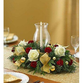 More Info 1-800-Flowers - Glorious Christmas Centerpiece - Small .