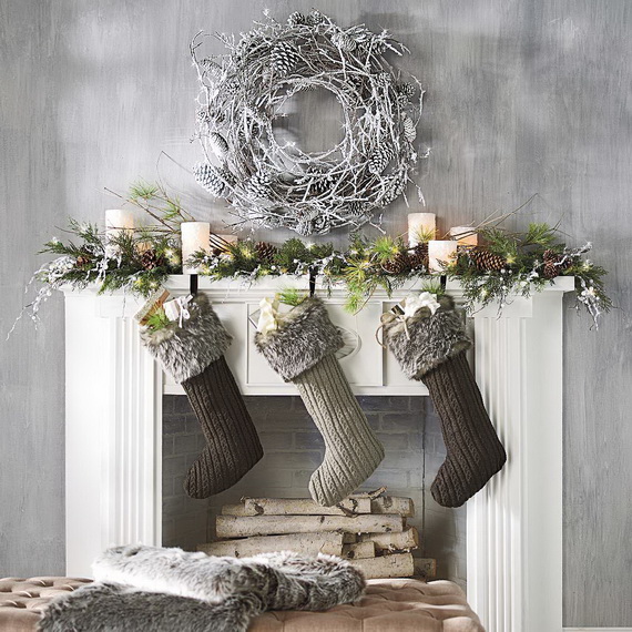 70 Stylish Christmas Décor Ideas In Grey Color and French Chic .