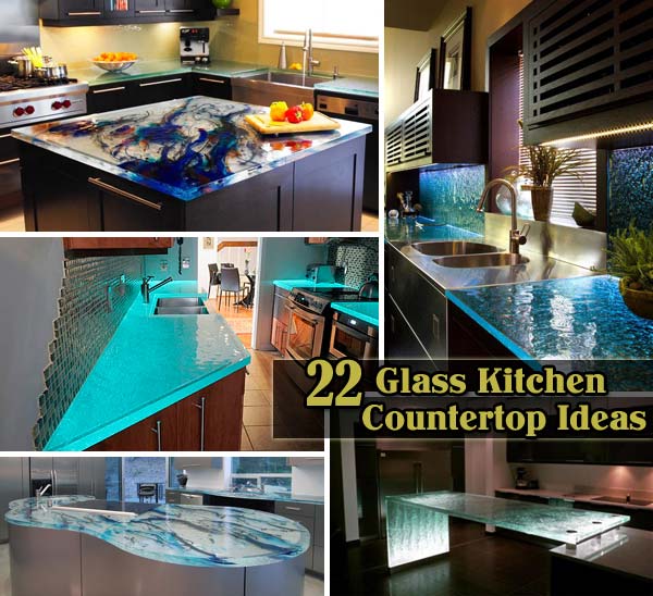 22 Modern and Stylish Glass Kitchen Countertop Ideas - Amazing DIY .