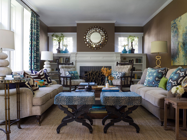 21 Beautiful Symmetrical Living Rooms | Home Design Lov