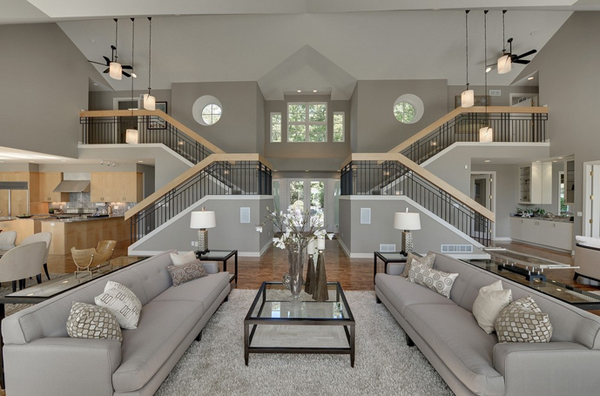 21 Beautiful Symmetrical Living Rooms | Home Design Lov
